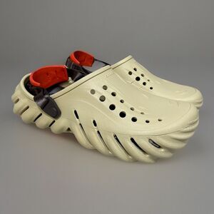 Crocs Echo Clog Sesame Tan Brown Unisex Men's size 13 New 207937-0HX Orange